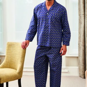 champion-mens-diamond-pattern-brushed-cotton-long-pyjama-sleepwear-nightwear