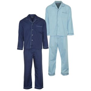 u-s-trading-champion-mens-oxford-plain-design-polycotton-long-pyjama-set-elasticated-waist-pyjama-bottoms-kingsize-pyjama-sets-warm-cosy-pyjama