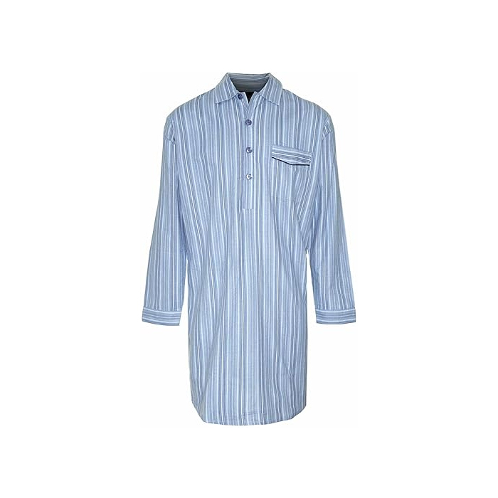 Champion Mens Brushed Cotton Striped Nightshirt Sleepwear