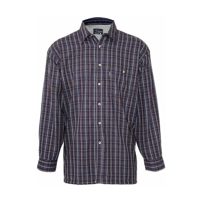 Champion Mens Sherborne Warm Micro Fleece Lined Padded Check Winter Shirt