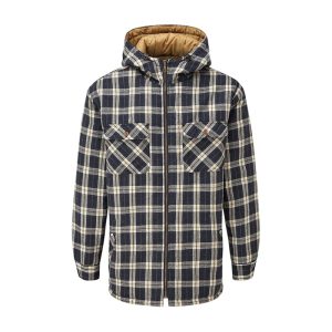 mens-heavyweight-warm-hooded-check-sherpa-fleece