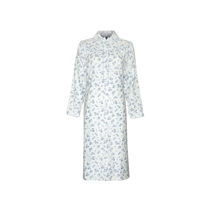 ladies-long-sleeve-warm-winter-100-brushed-cotton-winceyette-nightdress