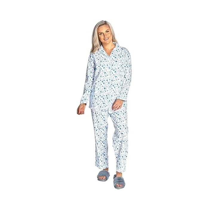 u-s-trading-champion-paris-womens-cosy-warm-printed-floral-100-brushed-cotton-nightwear-pyjamas